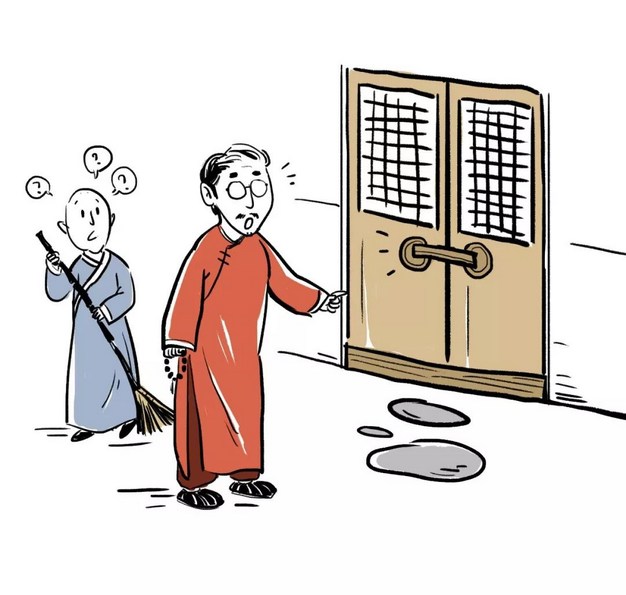 房门反锁，念佛穿墙